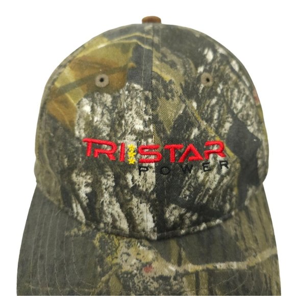 Tri Star Power Camo Hunting Strapback Cap Trucker Hat Chipola New Without Tags - Picture 7 of 13
